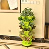 Combination multi-layer vertical flower pot